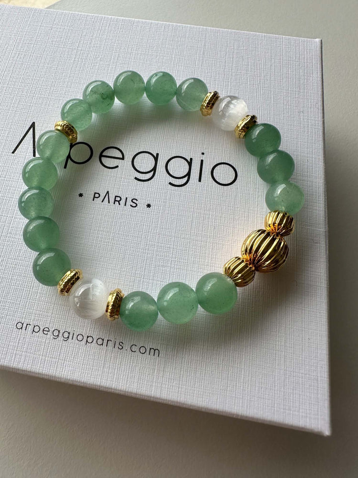 Aventurin & Selenit Armband 2